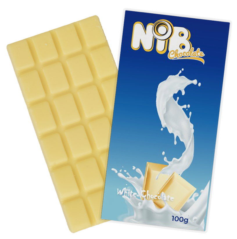 NIB 100g White Chocolate Bar