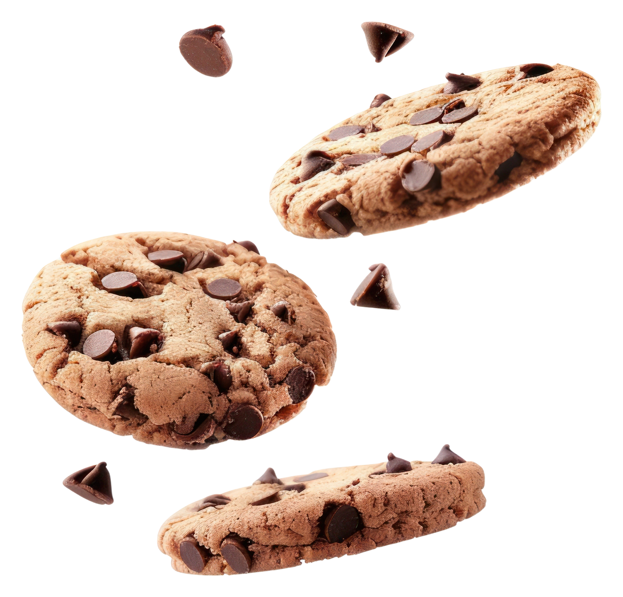 Nib Dark Chocolate Chips baked in cookies