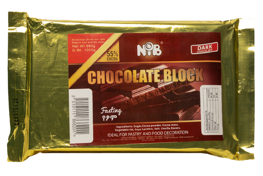 NIB Block Fasting Chocolate 1kg