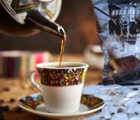 Nib Chocolate in Ethiopian Cultural Coffee Ceremony